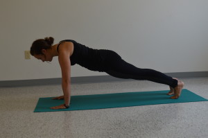 Utthitta Chaturanga Dandasana